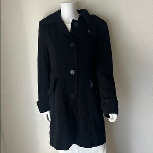 Anne Klein Black Trench Coat